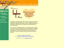 Tablet Screenshot of luybenmusic.com